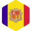 andorra, country, flag, flags, national, world 