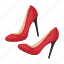 design, heel, model, red, shoes, women&#x27;s 