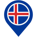 iceland, location, flag, pin, national, navigation, marker, nation, world