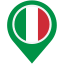 italy, location, flag, pin, navigation, marker, nation, country, direction 