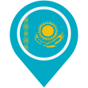 kazakhstan, location, flag, pin, navigation, nation, world, direction, country