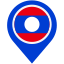 laos, location, flag, pin, national, navigation, marker, nation, country 