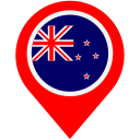 new, zeland, location, flag, pin, navigation, marker, world, direction