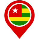 togo, location, flag, pin, national, navigation, marker, nation, world