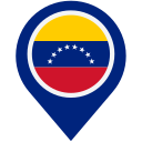venezuela, location, flag, pin, national, navigation, marker, world, country