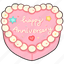 anniversary cake, cake, happy anniversary, party, birthday, dessert, celebration, food, strawberry cake 