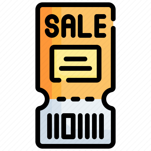 Coupon, barcode, voucher, sale icon - Download on Iconfinder