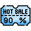 coupon, hotsale, percentage, discount 