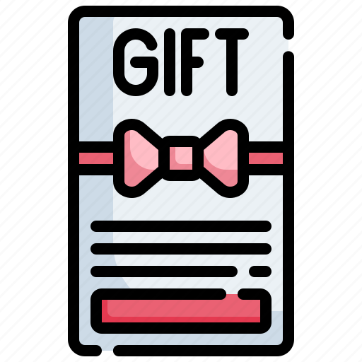 Voucher, gift, card, ribbon icon - Download on Iconfinder
