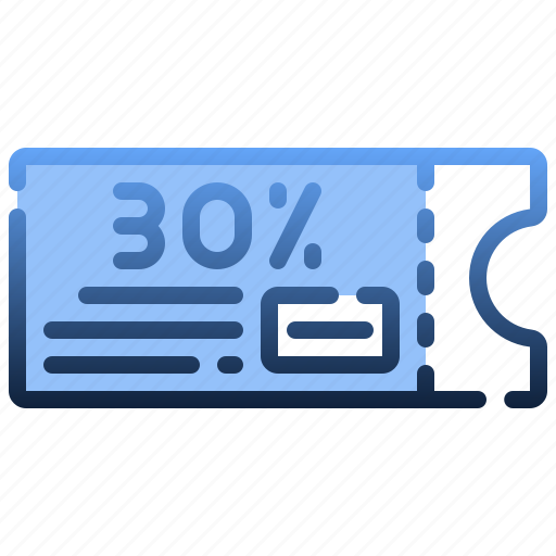 Coupon, ticket, discount, percentage icon - Download on Iconfinder