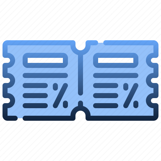 Coupon, voucher, percentage, discount icon - Download on Iconfinder