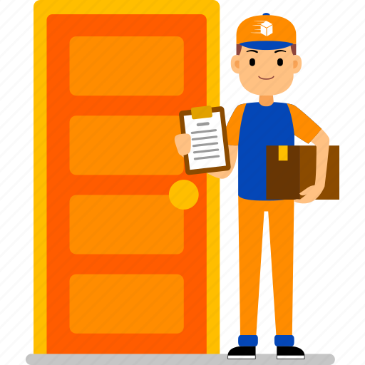 Character, worker, courier, logistic, parcel, express, delivery illustration - Download on Iconfinder