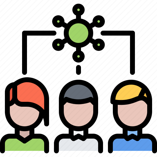 Group, people, team, infection, covid, virus, epidemic icon - Download on Iconfinder