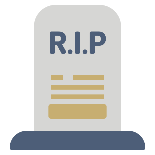 Grave, rip, rate, death, mortality, halloween icon - Free download