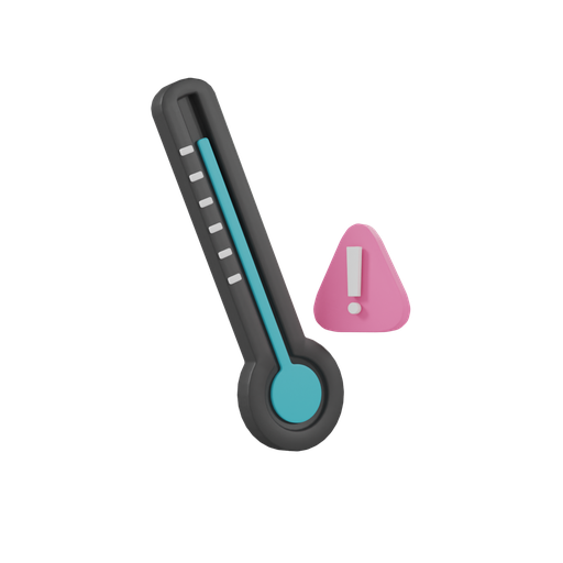 Temperature, thermometer, cold, fever, scan, medical, health 3D illustration - Free download