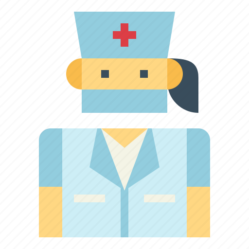 Mask, nurse, protective, women icon - Download on Iconfinder