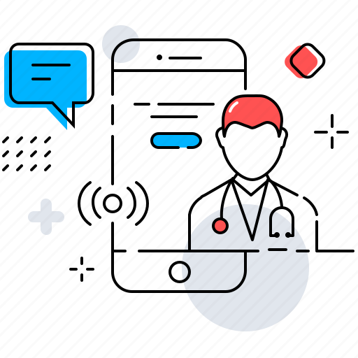 Doctor, consultant, medical, online consulting, covid treatment icon - Download on Iconfinder