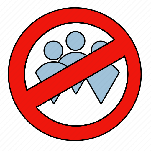 Covid - 19, crowd, dont, people, quarantine icon - Download on Iconfinder