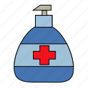 coronavirus, hand sanitizer, health, hospital, medical