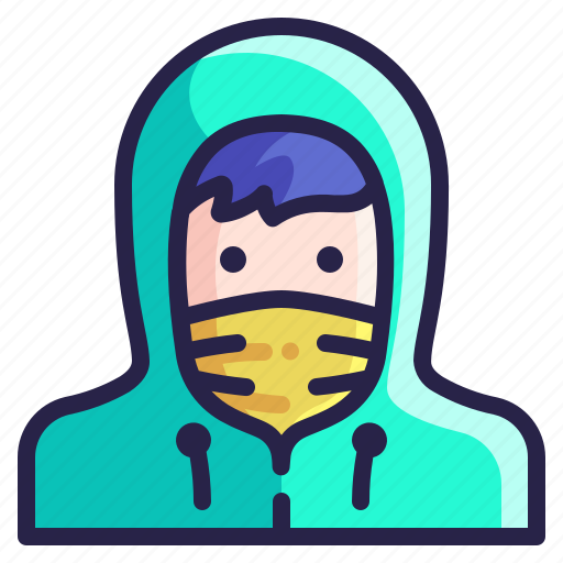 Health, sick, mask, face mask, covid, man, person icon - Download on Iconfinder