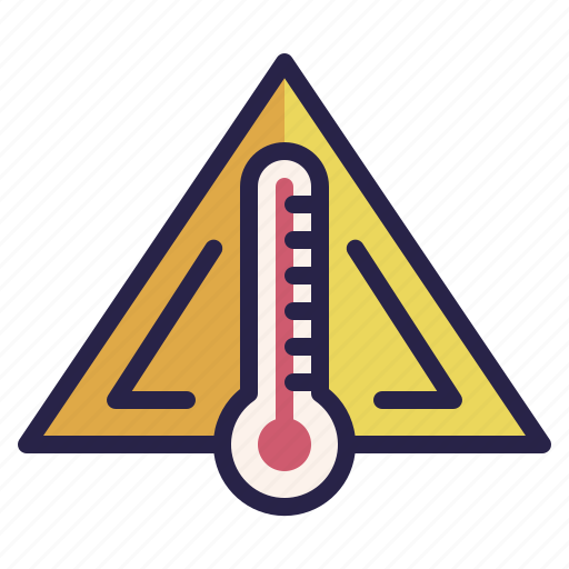 Health, warning, hospital, alert, medical, thermometer, healthcare icon - Download on Iconfinder