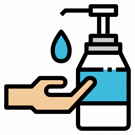 Covid, bottle, clean, gel, health, hand icon - Download on Iconfinder
