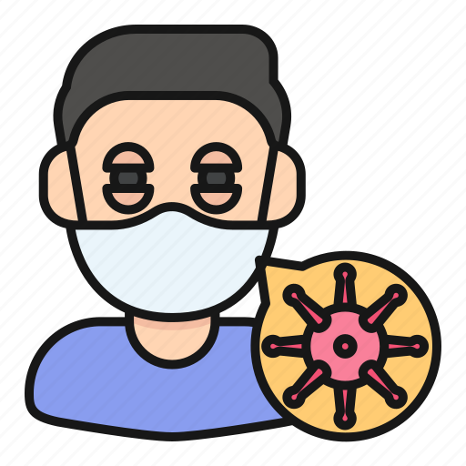 Avatar, coronavirus, infected, infection, man, people, sick icon - Download on Iconfinder