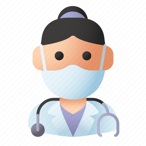 Avatar, doctor, health, mask, medic, profession, woman icon - Download on Iconfinder