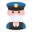 avatar, guard, mask, police, policeman, profession, security 