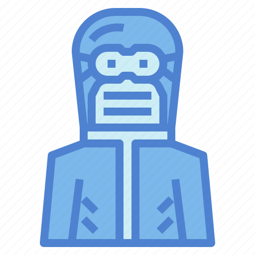 Hazmat, protective, clothing, ppe, infection, people icon - Download on Iconfinder