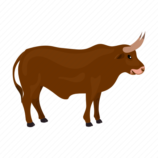 Animal, bull, cow, domestic, farm, mammal, pet icon - Download on Iconfinder