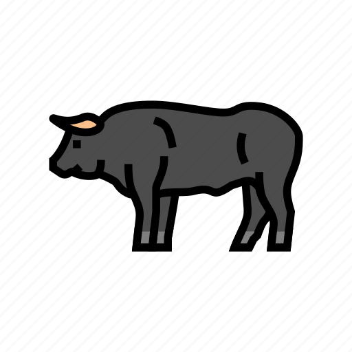 Bull, standing, animal, cow, farm, dairy icon - Download on Iconfinder