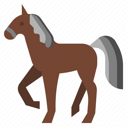 Animal, animals, horse, kingdom, mammal icon - Download on Iconfinder