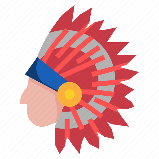 American, birthday, cultures, hat, indian, native, party icon - Download on Iconfinder