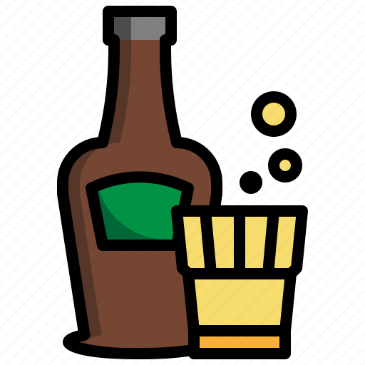 Alcohol, alcoholic, bottle, drink, food, restaurant, vodka icon - Download on Iconfinder