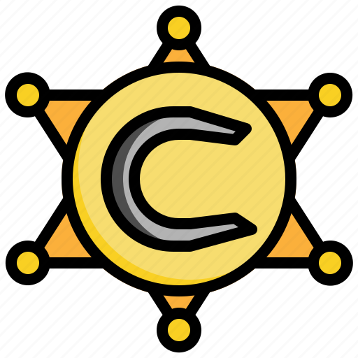 Badge, cowboy, cultures, police, sheriff icon - Download on Iconfinder