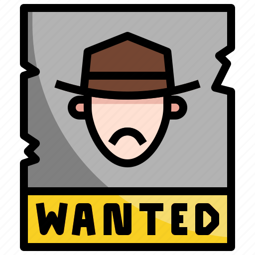Bandit, miscellaneous, poster, reward, wanted icon - Download on Iconfinder