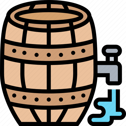 Barrel, cask, tap, whisky, brewery icon - Download on Iconfinder