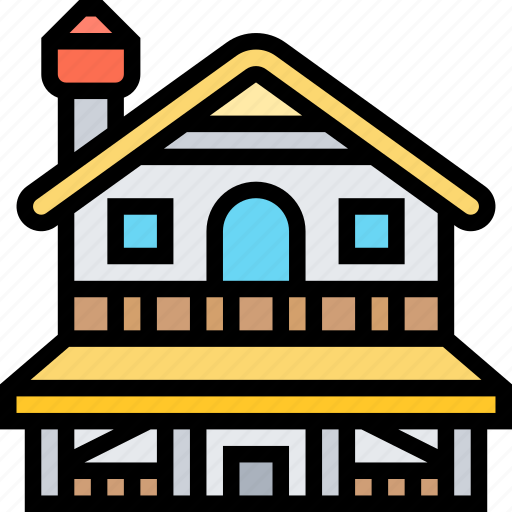 House, cowboy, western, building, vintage icon - Download on Iconfinder