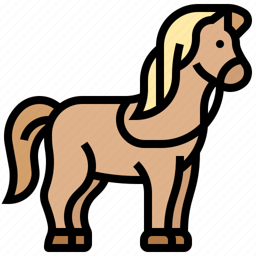 Animal, farm, horse, ride, stallion icon - Download on Iconfinder