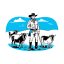 herd, wrangler, cowboy, western, rodeo, character 