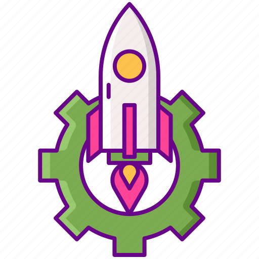 Accelerator, launch, program, rocket icon - Download on Iconfinder