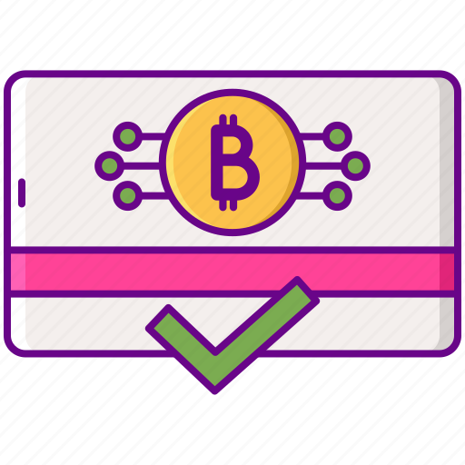 Accept, bitcoin, cryptocurrency, payment icon - Download on Iconfinder