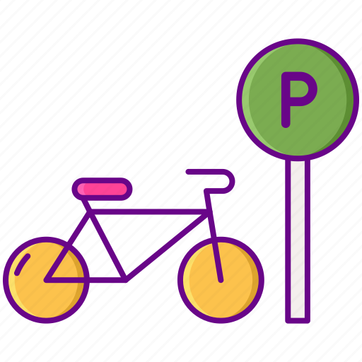 Bicycle, bike, parking, sign icon - Download on Iconfinder