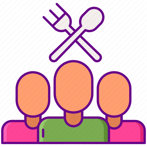Eat, group, lunch, team icon - Download on Iconfinder