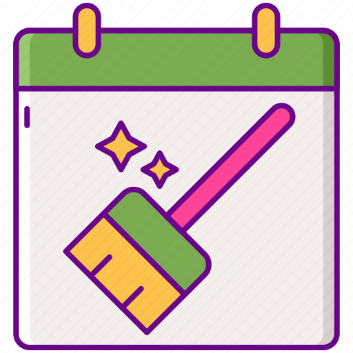 Calendar, cleaning, daily, schedule icon - Download on Iconfinder