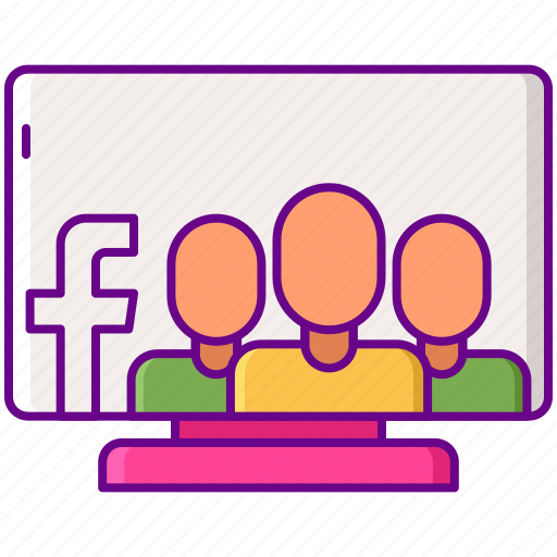 Facebook, group, people, team icon - Download on Iconfinder