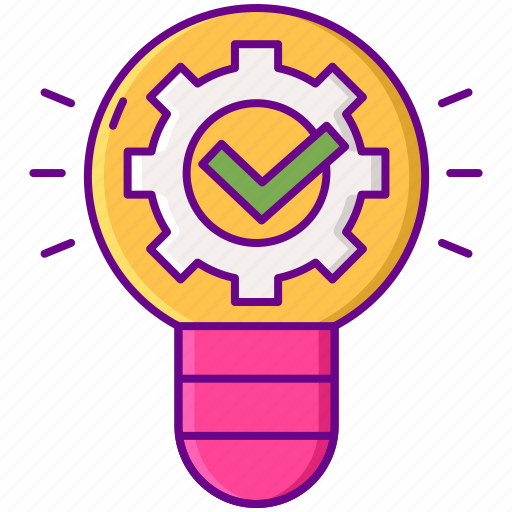 Bulb, creative, gear, idea icon - Download on Iconfinder