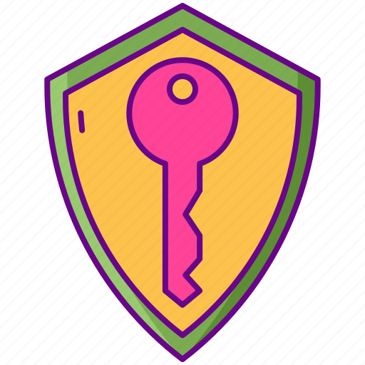 Key, lock, security, shield icon - Download on Iconfinder