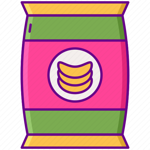 Chips, food, junkfood, snack icon - Download on Iconfinder